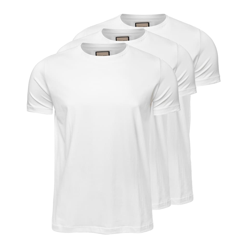 Kit 3 Camisetas Algodão Egípcio